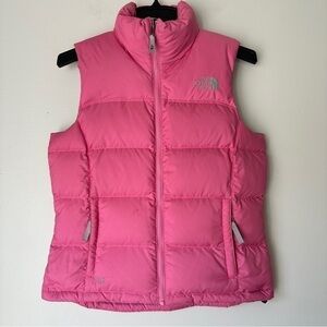 The North Face Goose Down 700 Puffer Jacket Vest in Pink size XS